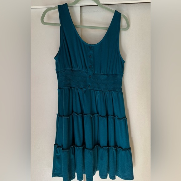 Teal Sleeveless Mini Dress EUC - Picture 4 of 5